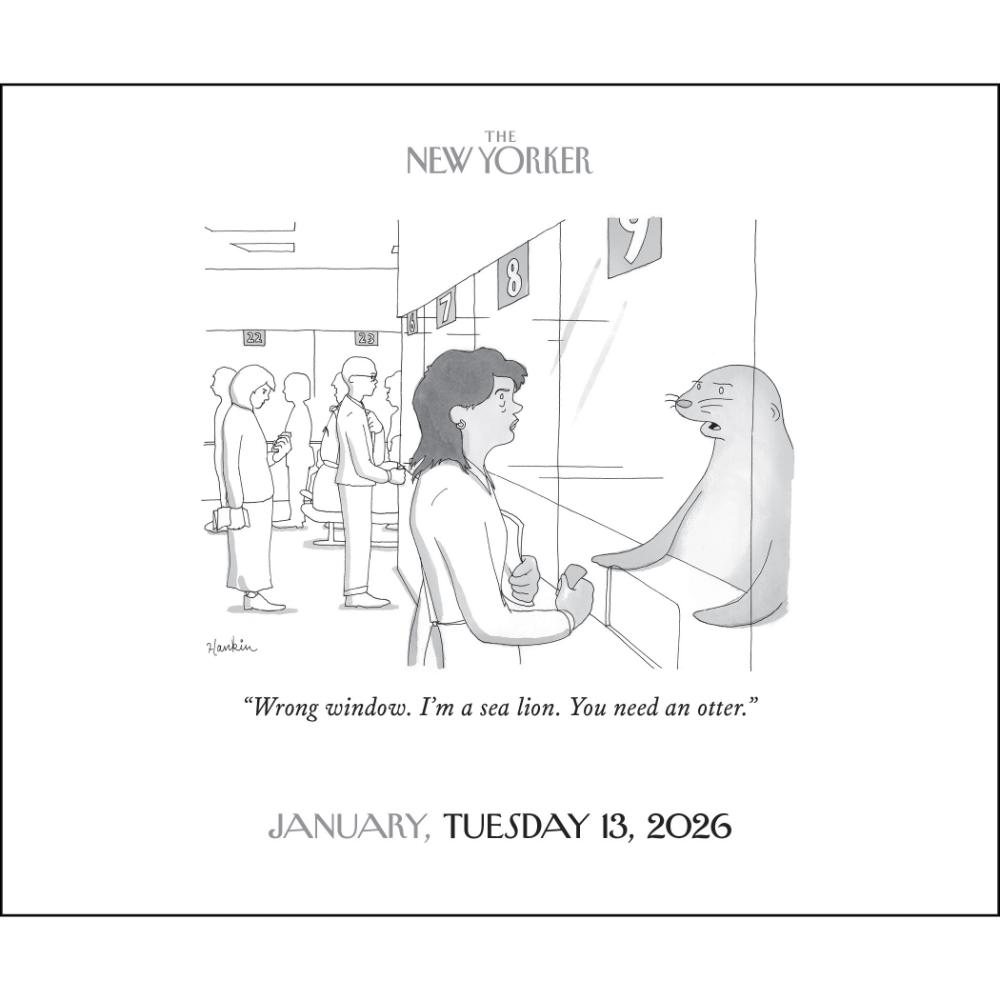 2026 Cartoons From The New Yorker Boxed Calendar by Condé