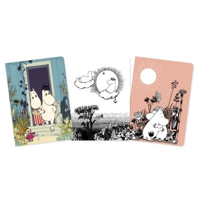 Moomin Set Of 3 Standard Notebooks by Flame Tree Studio | Waterstones