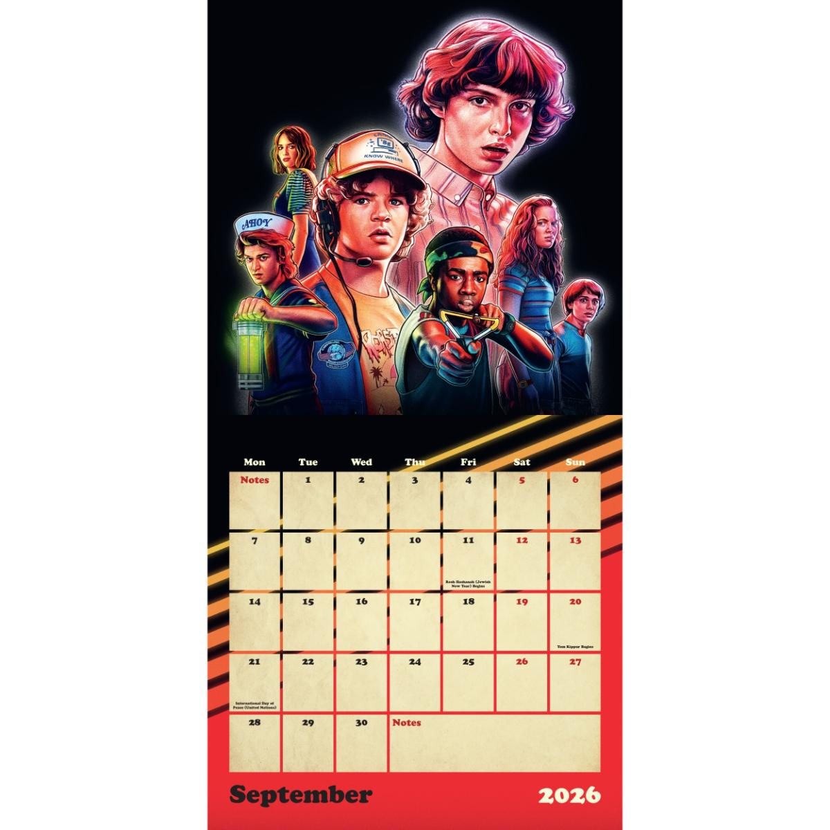 2026 Stranger Things Wall Calendar Waterstones