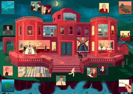 THE WORLD OF HERCULE POIROT : A 1000-PIECE JIGSAW PUZZLE Librairie L'Autre Rive THE WORLD OF HERCULE POIROT : A 1000-PIECE JIGSAW PUZZLE Librairie L'Autre Rive