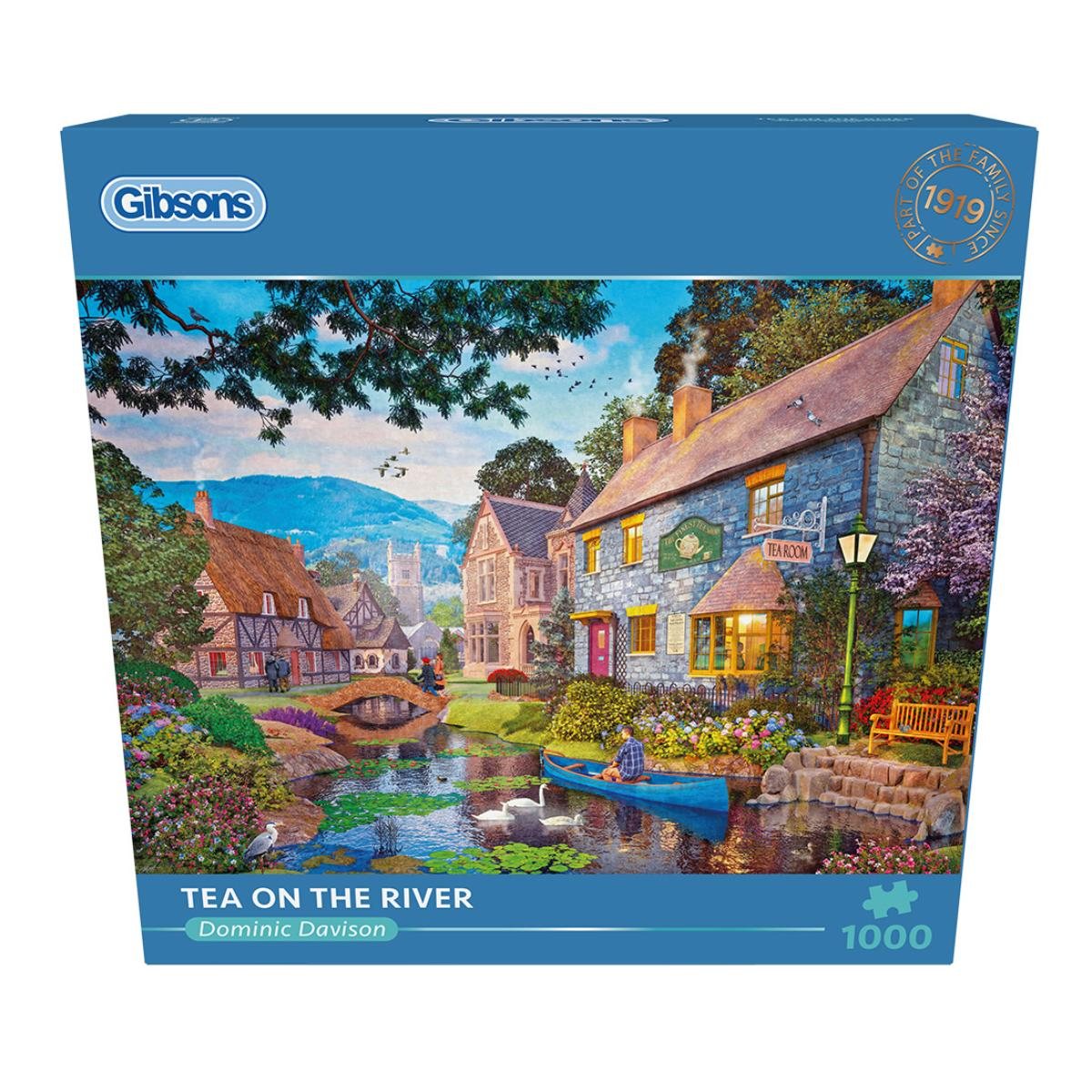 Tea On The River 1000 Piece Jigsaw Puzzle | Waterstones