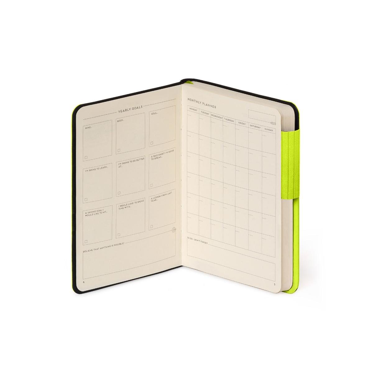 Chartreuse Lined Small Notebook | Waterstones