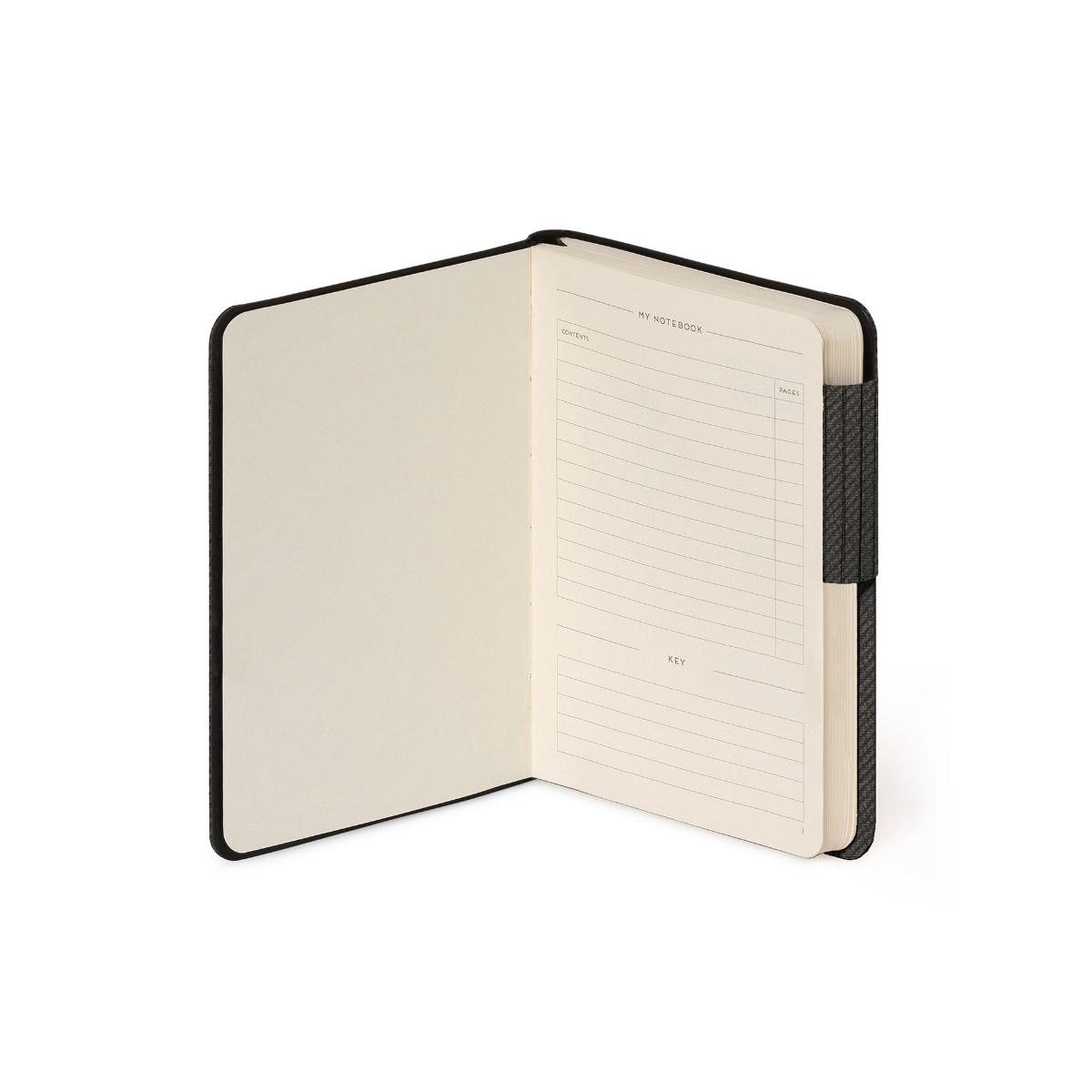 Deep Graphite Lined Small Notebook | Waterstones