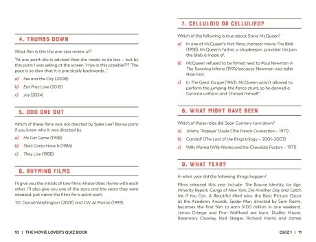 The Movie Lover's Quiz Book by Gary Wigglesworth | Waterstones