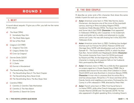 The Movie Lover's Quiz Book by Gary Wigglesworth | Waterstones