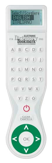 Electronic Dictionary Bookmark Bilingual - ITALIAN
