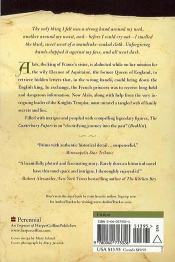 The Canterbury Papers (was entitled Lost Letters of Aquitaine) (Paperback)