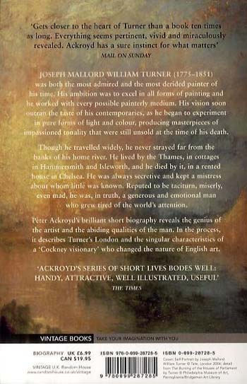 洋書 Peter Ackroyd Turner Turner by Peter Ackroyd | Goodreads