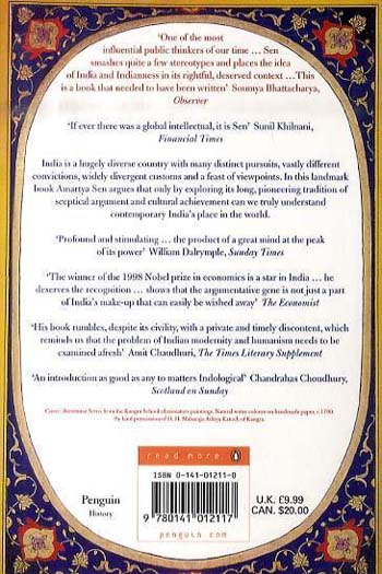 The Argumentative Indian: Writings on Indian History, Culture and Identity (Paperback)