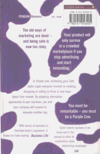 Purple Cow: Transform Your Business by Being Remarkable (Paperback)