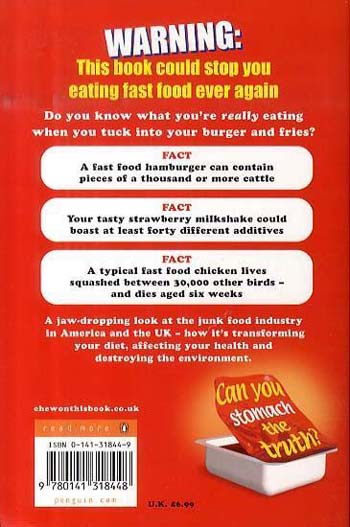Chew on This: Everything You Don't Want to Know About Fast Food (Paperback)