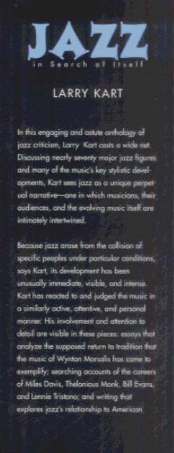 Jazz in Search of Itself (Hardback)