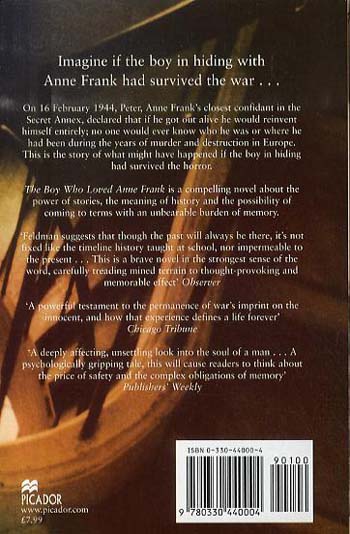 The Boy Who Loved Anne Frank: A Novel (Paperback)
