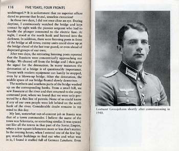 Five Years, Four Fronts: A German Officer's World War II Combat Memoir (Paperback)