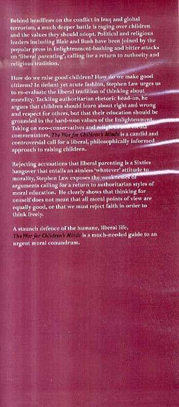The War for Children's Minds (Hardback)