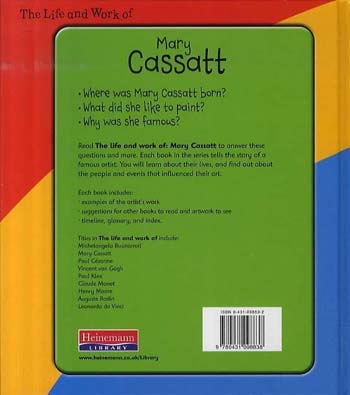 The Life and Work of Mary Cassatt - First Library: The Life and Work of . . . (Hardback)