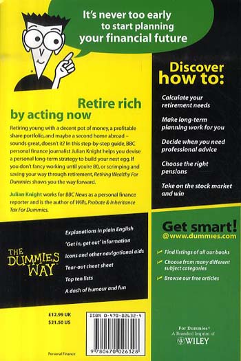 Retiring Wealthy For Dummies (Paperback)
