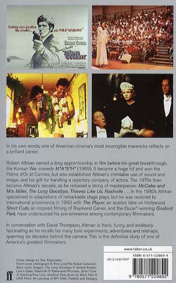 Altman on Altman (Paperback)