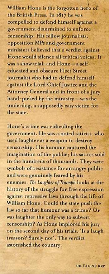 Laughter of Triumph (Hardback)