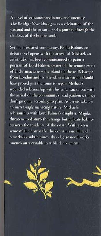 That We Might Never Meet Again (Paperback)