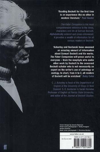 The Faber Companion to Samuel Beckett: A Reader's Guide to his Works, Life, and Thought (Paperback)