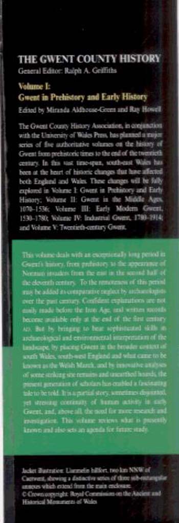 The Gwent County History, Volume 1: Gwent in Prehistory and Early History - Gwent County History (Hardback)