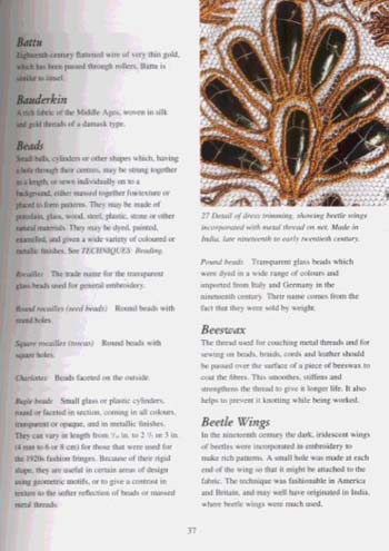 Metal Thread Embroidery: Tools, Materials and Techniques (Paperback)