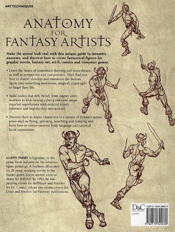 Anatomy For Fantasy Artists By Glenn Fabry | Waterstones