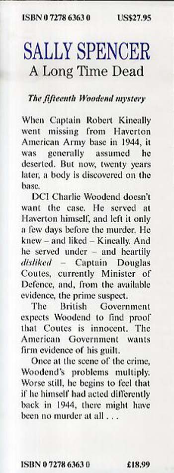A Long Time Dead - A Chief Inspector Woodend Mystery 15 (Hardback)