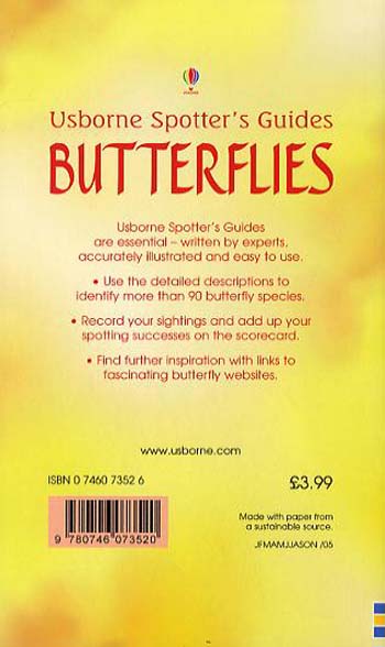 Butterflies - Spotter's Guide (Paperback)
