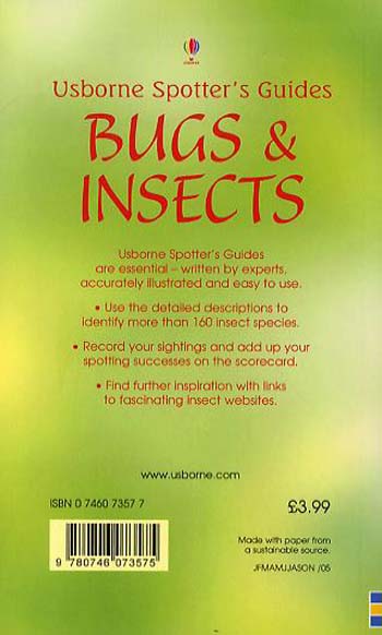 Bugs And Insects - Spotter's Guide (Paperback)