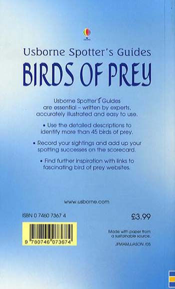 Birds Of Prey - Spotter's Guide (Paperback)