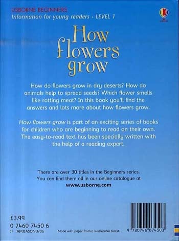 How Flowers Grow - Beginners Series (Hardback)