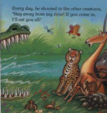 The Selfish Crocodile (Board book)