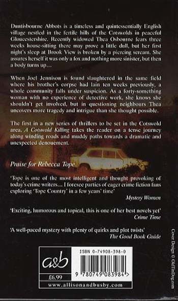A Cotswold Killing - Cotswold Mysteries No. 1 (Paperback)
