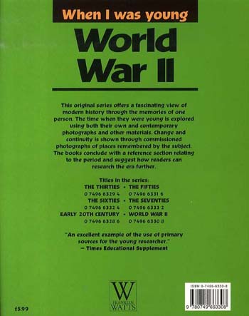 World War II - When I Was Young S. 3 (Paperback)