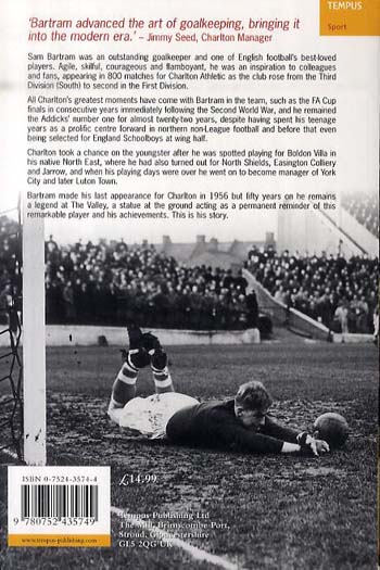 Sam Bartram: The Story of a Goalkeeping Legend (Paperback)