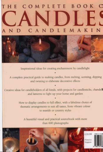 The Complete Book of Candles and Candlemaking (Hardback)