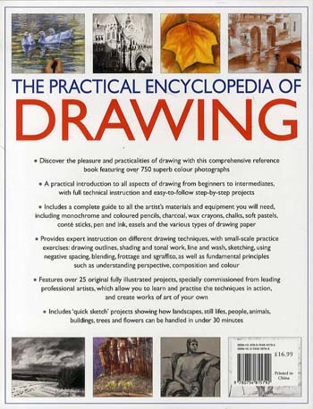 The Practical Encyclopedia of Drawing: Shading, Perspective, Line and Wash, Composition, Sketching, Tonal Work, Frottage, Negative Spaces, Resists and Textures (Hardback)
