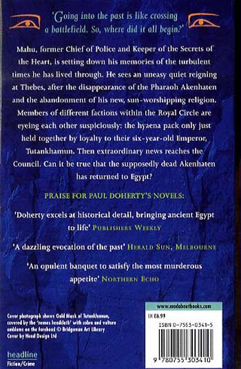 The Season of the Hyaena (Akhenaten Trilogy, Book 2): A twisting novel of intrigue, corruption and secrets (Paperback)