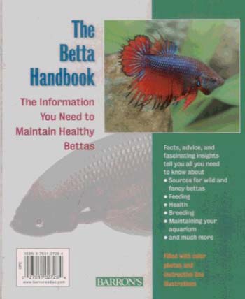 The Betta Handbook - Pet Handbooks (Paperback)