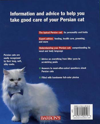 Persian Cats - Complete Pet Owner's Manual (Paperback)