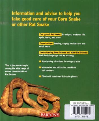Corn Snakes and Other Rat Snakes - Complete Pet Owner's Manual (Paperback)
