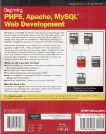 Beginning PHP5, Apache, and MySQL Web Development (Paperback)