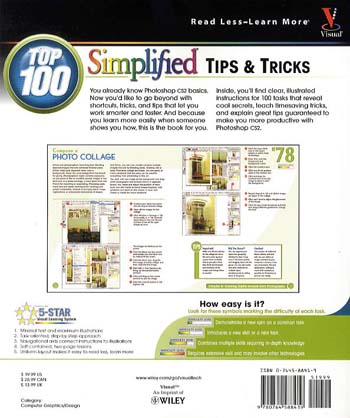 Photoshop CS2: Top 100 Simplified Tips & Tricks - Top 100 Simplified Tips and Tricks (Paperback)