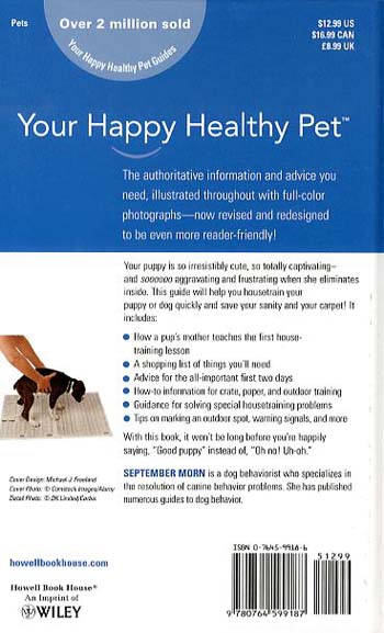 Housetraining - Happy Healthy Pet (Hardback)