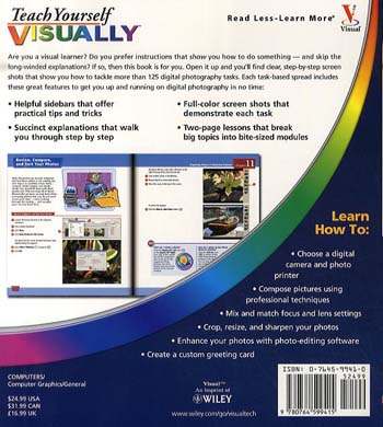Teach Yourself Visually Digital Photography - Teach Yourself Visually S. (Paperback)