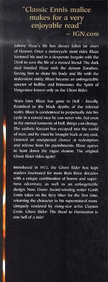 Ghost Rider: Road to Damnation - Premiere (Hardback)