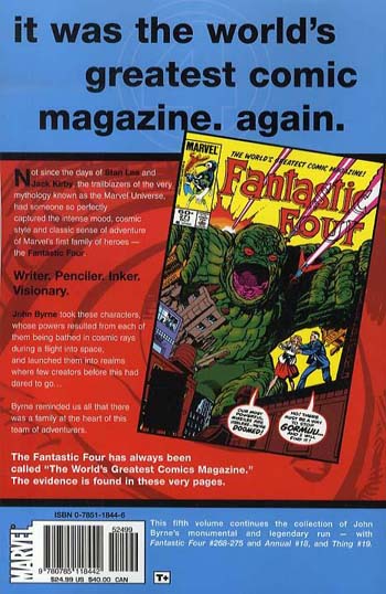 Fantastic Four Visionaries: John Byrne v. 5 (Paperback)