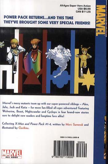 X-men And Power Pack: The Power Of X - Digest (Paperback)